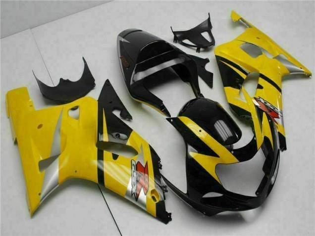Affordable 2001-2003 Yellow Suzuki GSXR 600/750 Replacement Motorcycle Fairings Affordable 2001-2003 Yellow Suzuki GSXR 600/750 Replacement Motorcycle Fairings