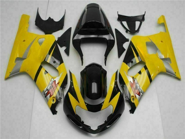 Affordable 2001-2003 Yellow Suzuki GSXR 600/750 Replacement Motorcycle Fairings Affordable 2001-2003 Yellow Suzuki GSXR 600/750 Replacement Motorcycle Fairings