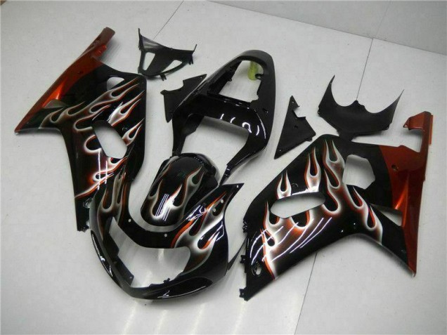 Affordable 2001-2003 Black Suzuki GSXR 600/750 Motorcycle Bodywork Affordable 2001-2003 Black Suzuki GSXR 600/750 Motorcycle Bodywork