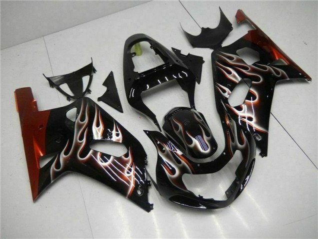 Affordable 2001-2003 Black Suzuki GSXR 600/750 Motorcycle Bodywork Affordable 2001-2003 Black Suzuki GSXR 600/750 Motorcycle Bodywork