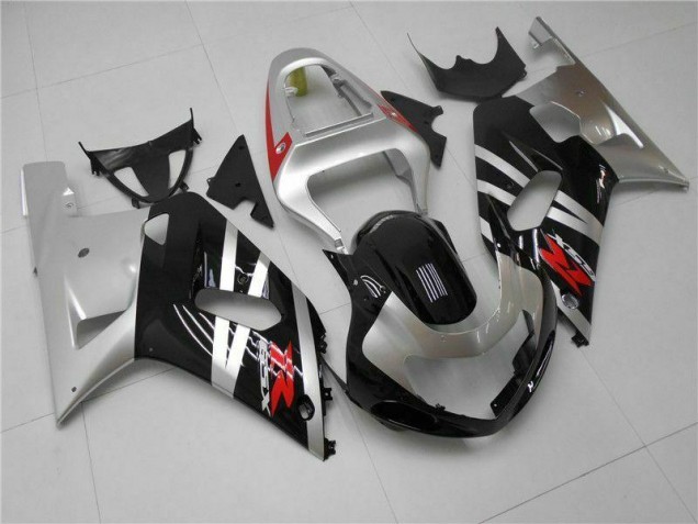 Affordable 2001-2003 Silver Suzuki GSXR 600/750 Motorcycle Fairings Kits Affordable 2001-2003 Silver Suzuki GSXR 600/750 Motorcycle Fairings Kits