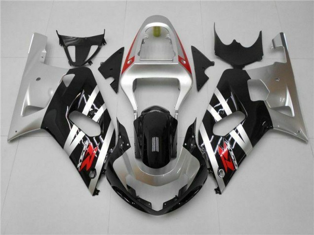 Affordable 2001-2003 Silver Suzuki GSXR 600/750 Motorcycle Fairings Kits Affordable 2001-2003 Silver Suzuki GSXR 600/750 Motorcycle Fairings Kits