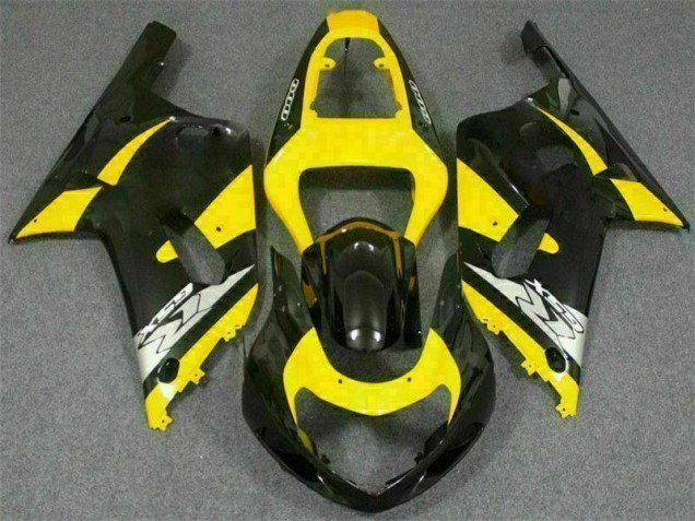 Affordable 2001-2003 Yellow Black Suzuki GSXR 600/750 Motorcycle Replacement Fairings Affordable 2001-2003 Yellow Black Suzuki GSXR 600/750 Motorcycle Replacement Fairings