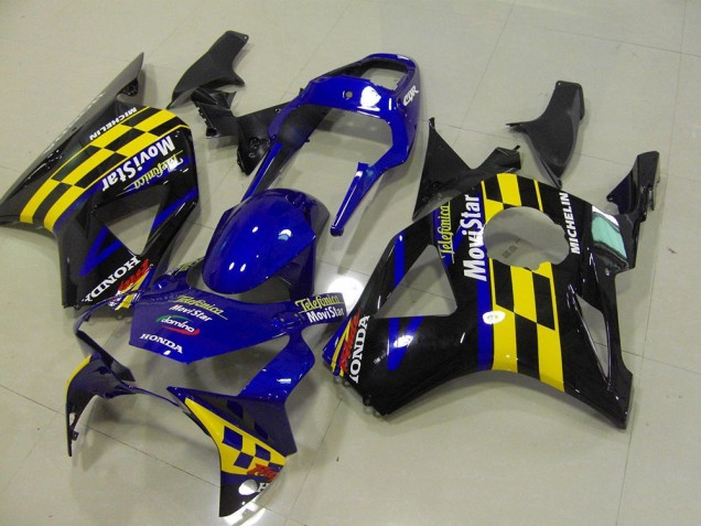 Affordable 2002-2003 Blue Movistar Honda CBR900RR 954 Moto Fairings