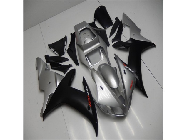 Affordable 2002-2003 Silver Black Yamaha YZF R1 Motorbike Fairings Affordable 2002-2003 Silver Black Yamaha YZF R1 Motorbike Fairings