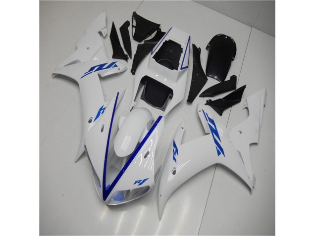 Affordable 2002-2003 White Yamaha YZF R1 Motorcycle Fairing Affordable 2002-2003 White Yamaha YZF R1 Motorcycle Fairing