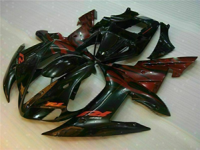 Affordable 2002-2003 Black Yamaha YZF R1 Bike Fairings Affordable 2002-2003 Black Yamaha YZF R1 Bike Fairings