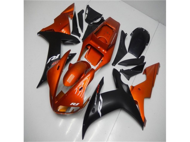 Affordable 2002-2003 Orange Black Yamaha YZF R1 Bike Fairings Affordable 2002-2003 Orange Black Yamaha YZF R1 Bike Fairings