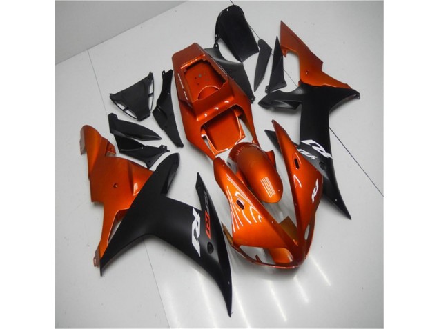 Affordable 2002-2003 Orange Black Yamaha YZF R1 Bike Fairings Affordable 2002-2003 Orange Black Yamaha YZF R1 Bike Fairings