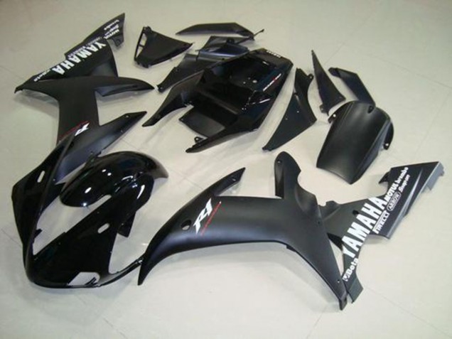Affordable 2002-2003 Matte Black White Yamaha YZF R1 Motorcycle Fairings Affordable 2002-2003 Matte Black White Yamaha YZF R1 Motorcycle Fairings