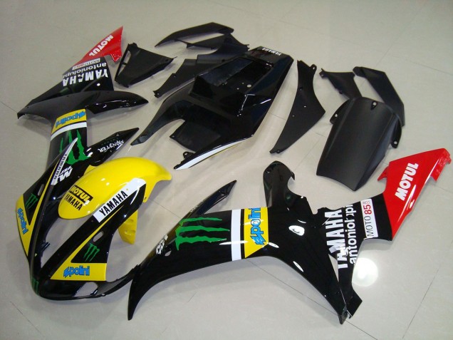 Affordable 2002-2003 Monster Drink Graphic Yamaha YZF R1 Motorbike Fairings Affordable 2002-2003 Monster Drink Graphic Yamaha YZF R1 Motorbike Fairings