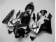 Affordable 2003-2004 Black Silver Honda CBR600RR Bike Fairing Affordable 2003-2004 Black Silver Honda CBR600RR Bike Fairing