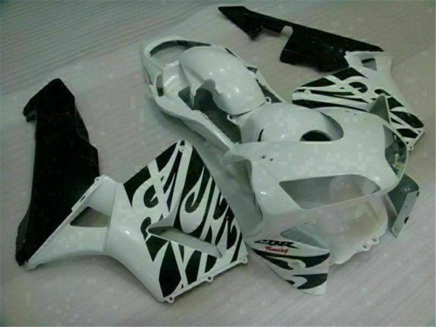 Affordable 2003-2004 White Honda CBR600RR Motorcyle Fairings Affordable 2003-2004 White Honda CBR600RR Motorcyle Fairings