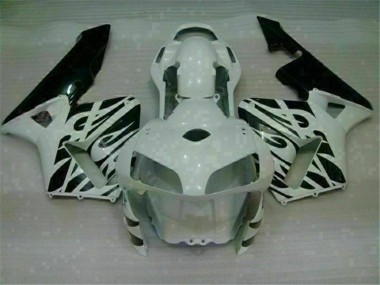 Affordable 2003-2004 White Honda CBR600RR Motorcyle Fairings