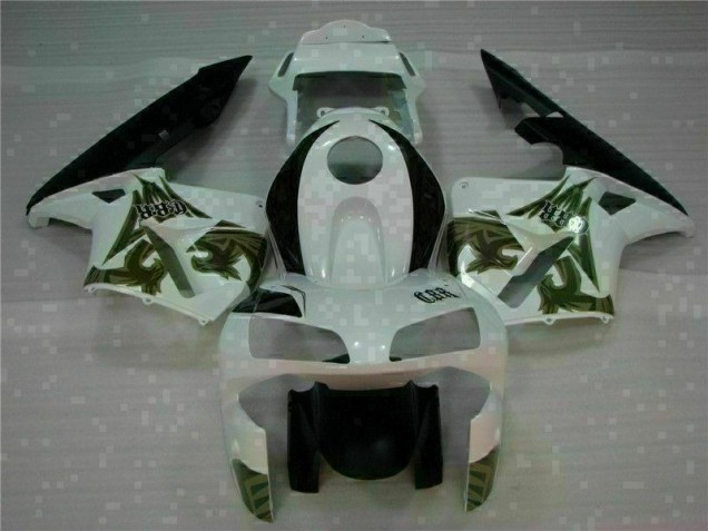 Affordable 2003-2004 White Honda CBR600RR Motorcycle Bodywork Affordable 2003-2004 White Honda CBR600RR Motorcycle Bodywork