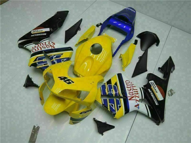 Affordable 2003-2004 Yellow Honda CBR600RR Motorcyle Fairings Affordable 2003-2004 Yellow Honda CBR600RR Motorcyle Fairings