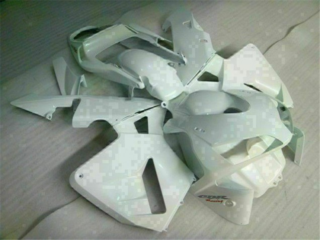 Affordable 2003-2004 White Honda CBR600RR Replacement Fairings Affordable 2003-2004 White Honda CBR600RR Replacement Fairings