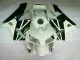 Affordable 2003-2004 White Honda CBR600RR Motorcycle Fairings Kit