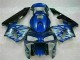 Affordable 2003-2004 Blue with Silver Flame Honda CBR600RR Motorbike Fairing