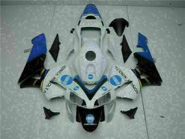 Affordable 2003-2004 White Honda CBR600RR Motor Bike Fairings