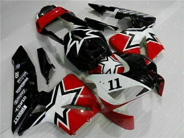Affordable 2003-2004 Black White 11 Honda CBR600RR Moto Fairings Affordable 2003-2004 Black White 11 Honda CBR600RR Moto Fairings