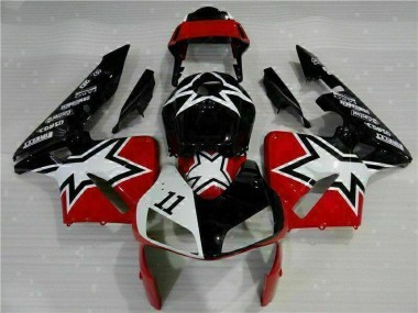 Affordable 2003-2004 Black White 11 Honda CBR600RR Moto Fairings