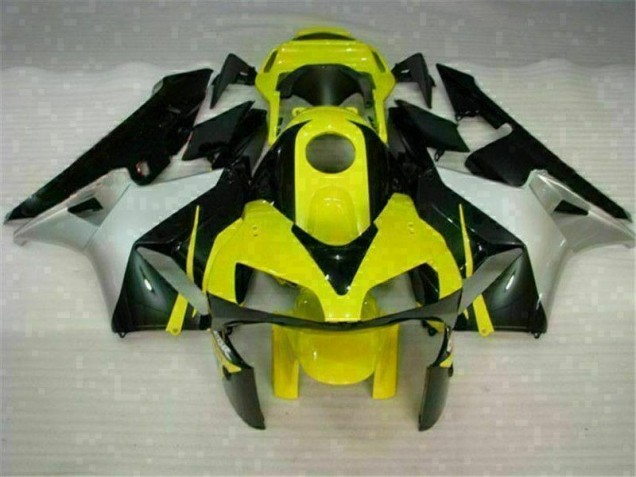 Affordable 2003-2004 Yellow Black Honda CBR600RR Motor Fairings Affordable 2003-2004 Yellow Black Honda CBR600RR Motor Fairings