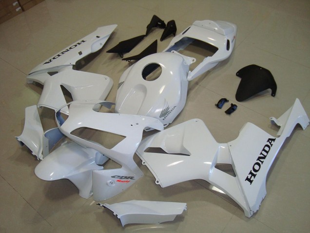 Affordable 2003-2004 White Black Decal Honda CBR600RR Motorbike Fairings Affordable 2003-2004 White Black Decal Honda CBR600RR Motorbike Fairings