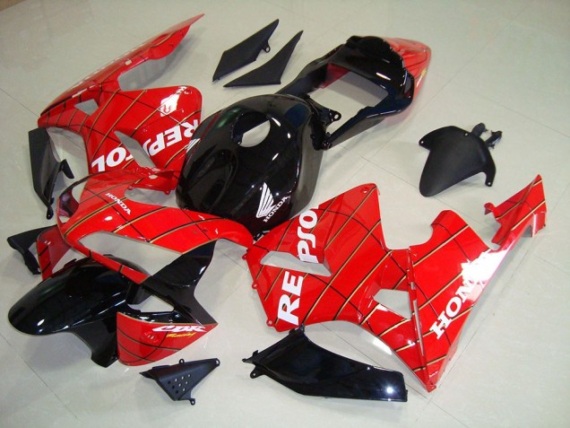 Affordable 2003-2004 Black Spider Man Repsol Honda CBR600RR Motorcycle Fairing Kits Affordable 2003-2004 Black Spider Man Repsol Honda CBR600RR Motorcycle Fairing Kits