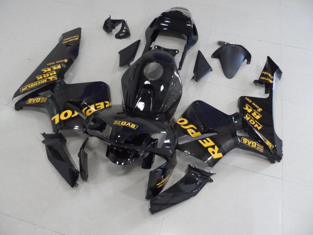 Affordable 2003-2004 Black Repsol Honda CBR600RR Bike Fairings Affordable 2003-2004 Black Repsol Honda CBR600RR Bike Fairings