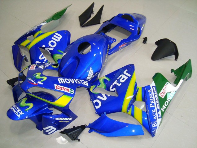 Affordable 2003-2004 Movistar Honda CBR600RR Motorcycle Fairing Kit Affordable 2003-2004 Movistar Honda CBR600RR Motorcycle Fairing Kit