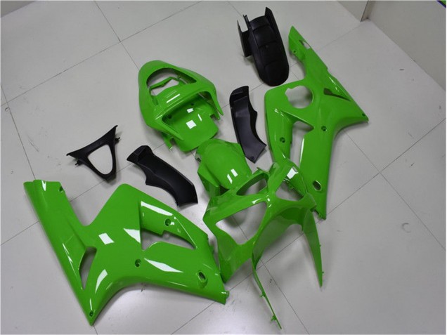 Affordable 2003-2004 Green Kawasaki ZX6R Replacement Fairings Affordable 2003-2004 Green Kawasaki ZX6R Replacement Fairings