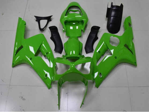 Affordable 2003-2004 Green Kawasaki ZX6R Replacement Fairings Affordable 2003-2004 Green Kawasaki ZX6R Replacement Fairings