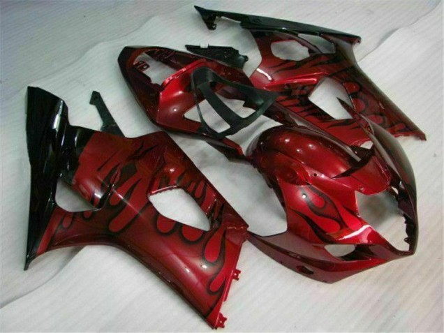 Affordable 2003-2004 Red Suzuki GSXR 1000 Motorcycle Fairings Kit Affordable 2003-2004 Red Suzuki GSXR 1000 Motorcycle Fairings Kit