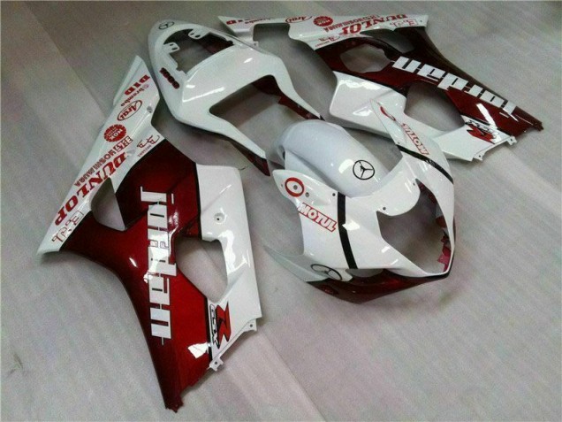 Affordable 2003-2004 Red White Suzuki GSXR 1000 Motorcycle Bodywork Affordable 2003-2004 Red White Suzuki GSXR 1000 Motorcycle Bodywork