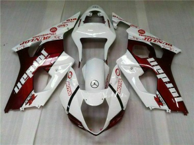Affordable 2003-2004 Red White Suzuki GSXR 1000 Motorcycle Bodywork