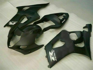 Affordable 2003-2004 Matte Black Suzuki GSXR 1000 Motorbike Fairing Kits