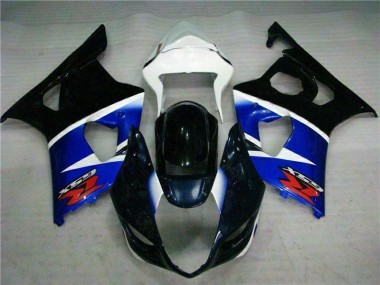Affordable 2003-2004 Black Blue Suzuki GSXR 1000 Motorcycle Fairings Kits