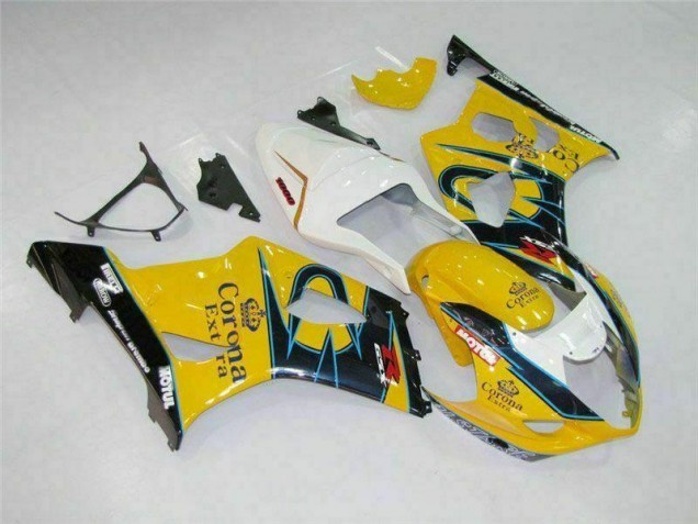 Affordable 2003-2004 Yellow Suzuki GSXR 1000 Moto Fairings Affordable 2003-2004 Yellow Suzuki GSXR 1000 Moto Fairings