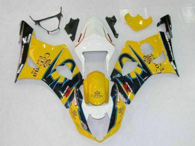 Affordable 2003-2004 Yellow Suzuki GSXR 1000 Moto Fairings Affordable 2003-2004 Yellow Suzuki GSXR 1000 Moto Fairings