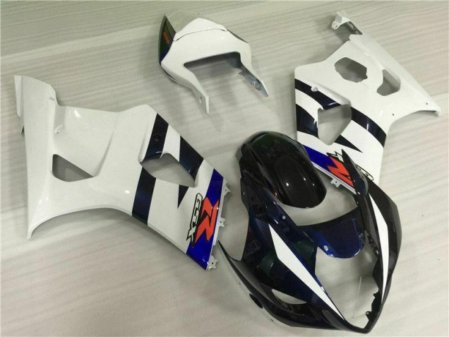 Affordable 2003-2004 White Black Suzuki GSXR 1000 Motorcylce Fairings Affordable 2003-2004 White Black Suzuki GSXR 1000 Motorcylce Fairings