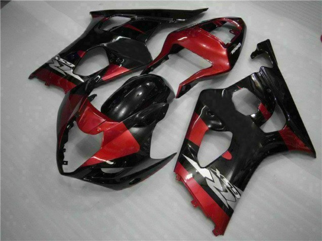 Affordable 2003-2004 Red Black Suzuki GSXR 1000 Motorcycle Fairing Kits Affordable 2003-2004 Red Black Suzuki GSXR 1000 Motorcycle Fairing Kits