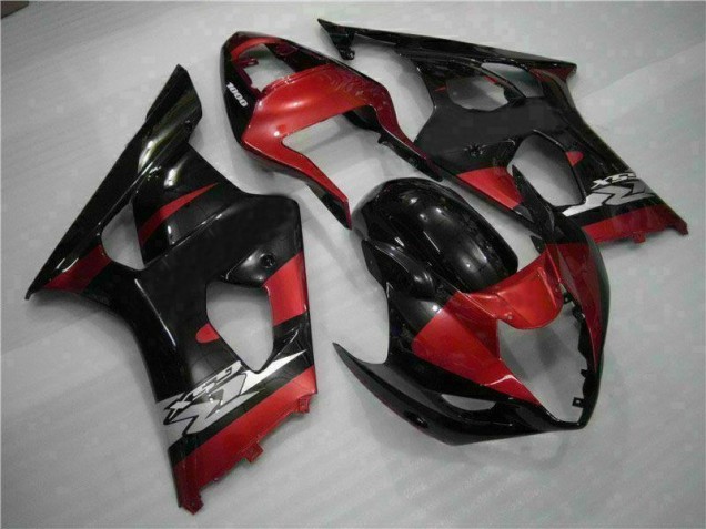 Affordable 2003-2004 Red Black Suzuki GSXR 1000 Motorcycle Fairing Kits Affordable 2003-2004 Red Black Suzuki GSXR 1000 Motorcycle Fairing Kits