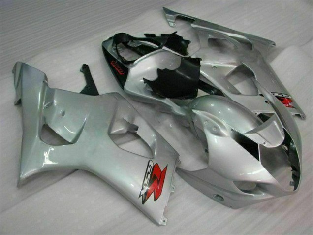 Affordable 2003-2004 Silver Suzuki GSXR 1000 Motorbike Fairing Affordable 2003-2004 Silver Suzuki GSXR 1000 Motorbike Fairing