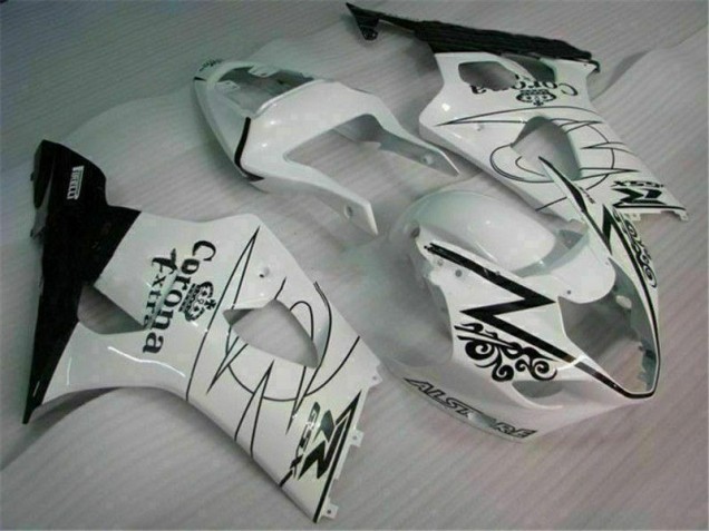 Affordable 2003-2004 White Suzuki GSXR 1000 Motorcycle Bodywork Affordable 2003-2004 White Suzuki GSXR 1000 Motorcycle Bodywork