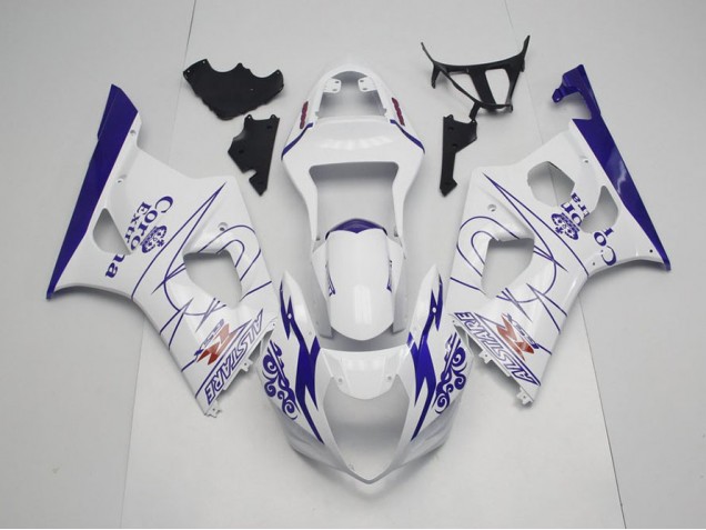Affordable 2003-2004 Blue Whie Corona Suzuki GSXR 1000 Moto Fairings Affordable 2003-2004 Blue Whie Corona Suzuki GSXR 1000 Moto Fairings