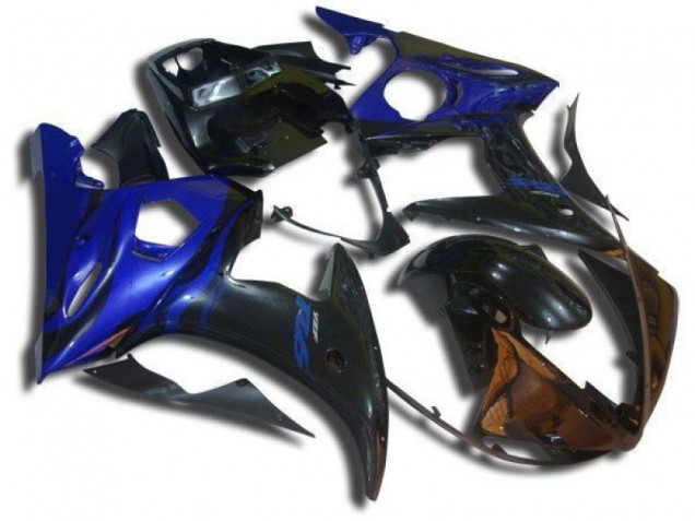 Affordable 2003-2005 Blue Flame Yamaha YZF R6 Bike Fairing Affordable 2003-2005 Blue Flame Yamaha YZF R6 Bike Fairing