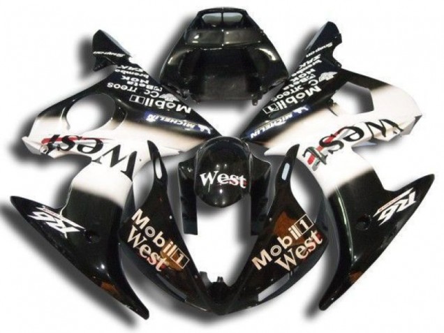Affordable 2003-2005 Black Mobil West Yamaha YZF R6 Motorbike Fairing Affordable 2003-2005 Black Mobil West Yamaha YZF R6 Motorbike Fairing