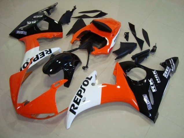 Affordable 2003-2005 Repsol Yamaha YZF R6 Motor Bike Fairings Affordable 2003-2005 Repsol Yamaha YZF R6 Motor Bike Fairings