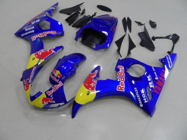 Affordable 2003-2005 Red Bull Yamaha YZF R6 Motorcycle Replacement Fairings Affordable 2003-2005 Red Bull Yamaha YZF R6 Motorcycle Replacement Fairings